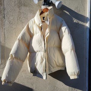 Fear of God Essentials Puffer Jacket Cream/Bone XL